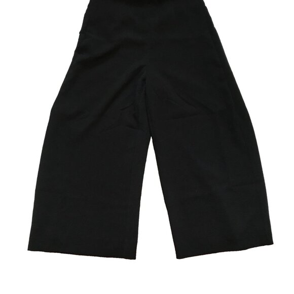 NWT MM Lafleur Demi Jumpsuit Womens 10 Black Staccato Sleeveless V-Neck Wide Leg - Picture 8 of 11